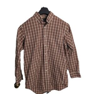 Lanesboro Shirt Mens Small Plaid Long Sleeve‎ Button Up